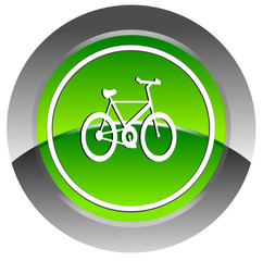 Bycicle glossy icon