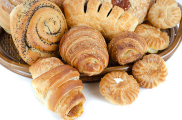 Bakery foodstuffs set
