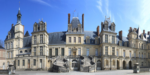 Fototapeta na wymiar Zamek Fontainebleau