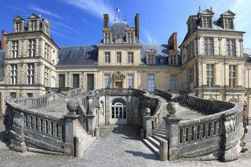 Fototapeta na wymiar Zamek Fontainebleau
