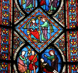 Deurstickers abbaye aux Hommes à Caen en Normandie © PackShot