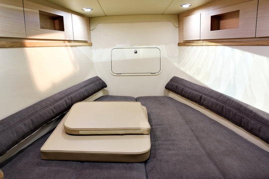 luxury boat interior