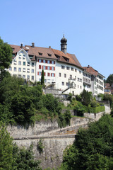 Fototapeta na wymiar Switzerland - Lichtensteig in St. Gallen canton