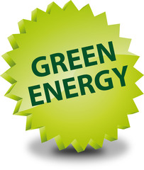 Button Rund Green energy