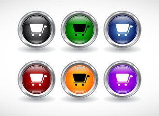 Buttons for web. Vector.