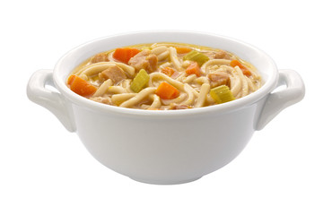 Chicken Noodle Soup (clipping path)