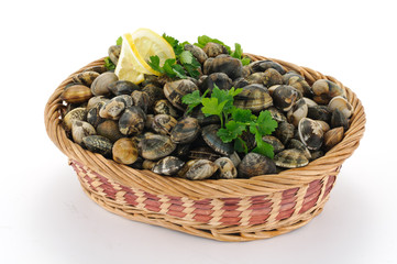 Vongole nel cestino