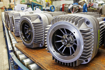 industrial production of electric motors