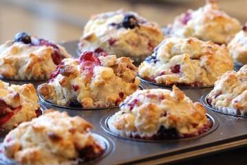 Freshly baked muffins