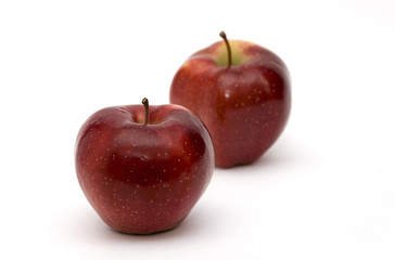 two red apples