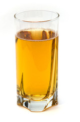 glass of  apple juice