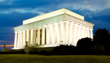 Obraz premium The Lincoln memorial in Washington DC