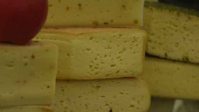Verschiedene K&auml;se Sorten