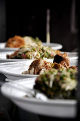 Thai Food in foam plate