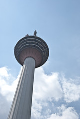 KL Tower with blue sky