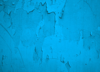 Blue Rough Grunge Wall