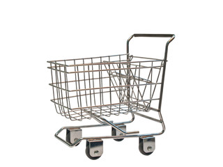 shopping cart isolated on white background
