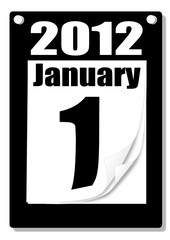Calendar 2012. vector format.