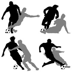 Calcio, contrasti giocatori 2