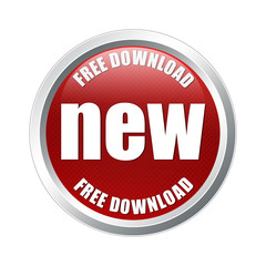 new free download button red white