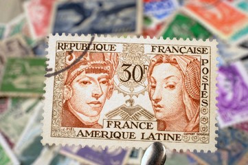 timbres - France Amérique Latine - philatélie France