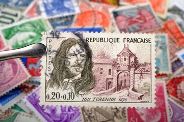 timbres - Turenne - philatélie France