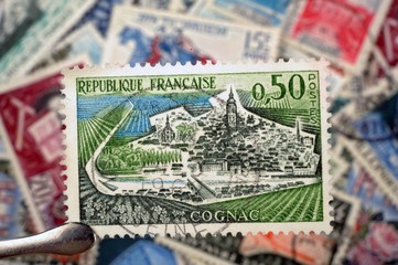 timbres - Cognac - philatélie France