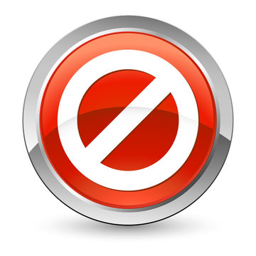 verboten, cancel - button