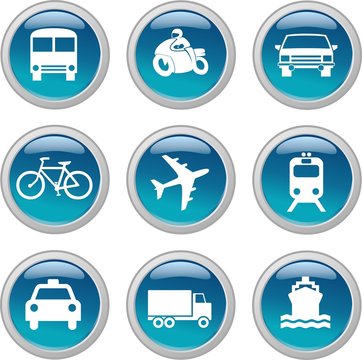 boutons transport