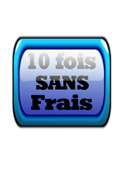 Obraz premium 10 fois sans frais icon