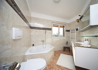 interno di bagno moderno