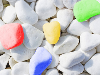 galets de couleurs