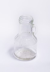 Glass Bottle with white backgound