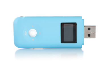 Blue MP3 player