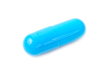 one blue medical pill