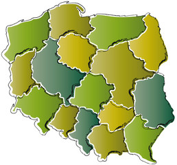 poland administration map