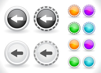 Buttons for web. Vector.