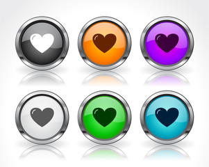 Buttons for web. Vector.