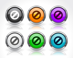 Obraz premium Buttons for web. Vector.