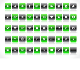 Buttons for web. Vector.