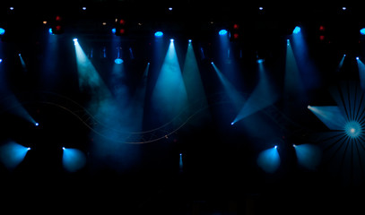 Plakat Stage lights