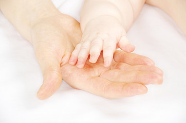 Obraz na płótnie Canvas baby hand
