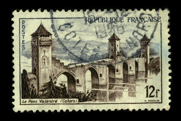 Postage stamp.