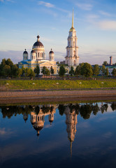 Fototapeta na wymiar Rybinsk. Spaso-Preobrazhenskiy katedry