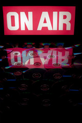 DVD CD On Air Sign Vertical
