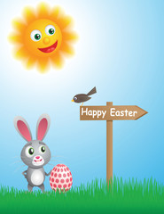 Happy Easter, vector EPS version 8