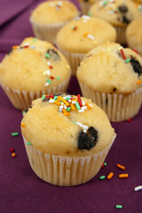 Muffins auf Serviette