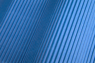 Background of blue corrugated cardboard