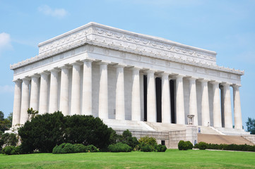 Fototapeta na wymiar Lincoln Memorial w Waszyngtonie, USA