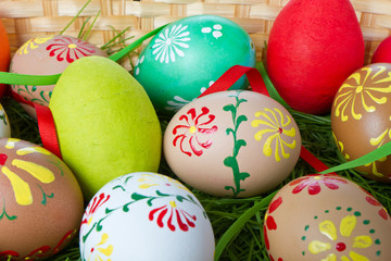 painted easter eggs
